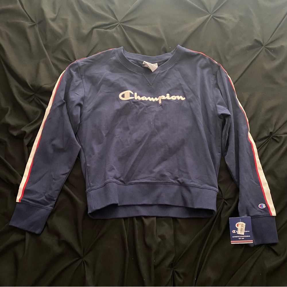 Champion Pullover Cropped Sweater